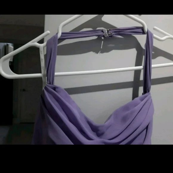 LILAC BRIDESMAID SHIFFON DRESS SIZE 4 (special occasion) - Picture 16 of 16
